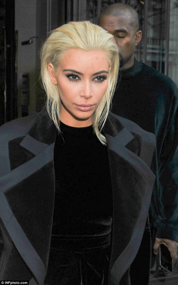 Kim K, the Blonde