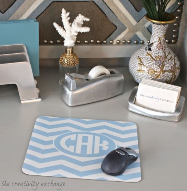 Monogrammed Mousepad