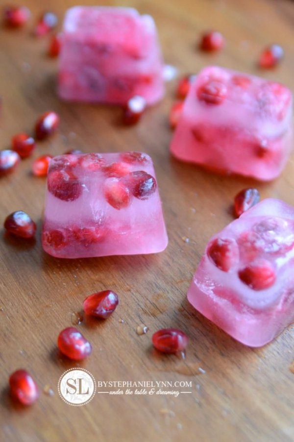 Pomegranate Ice Cube