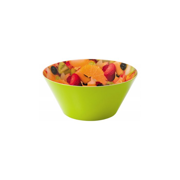 Present Time Mixed Fruit Print Melamine Bowl