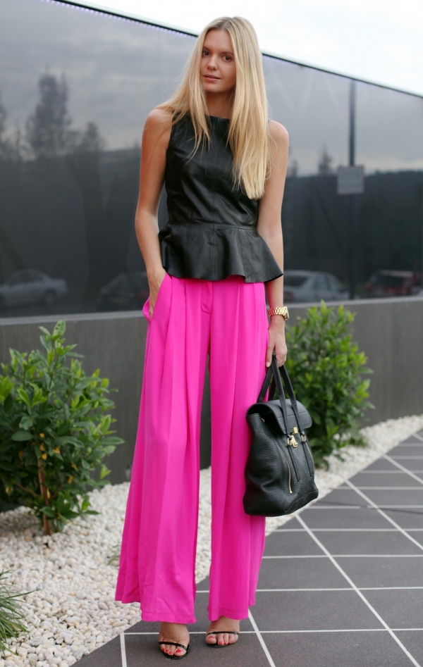 Hot Pink Palazzo Pants