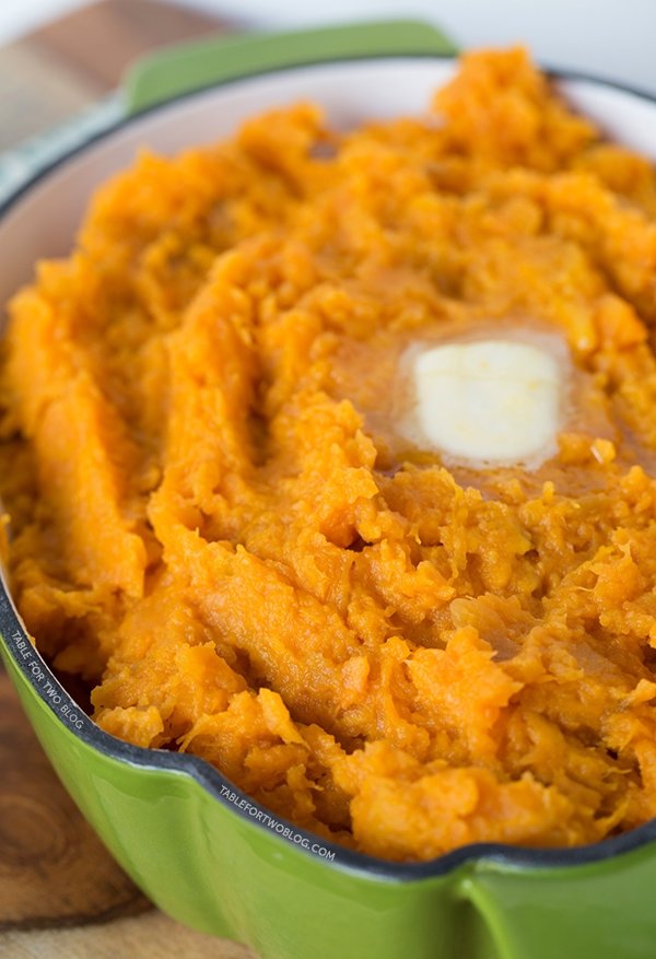 Easy Maple Mashed Sweet Potatoes