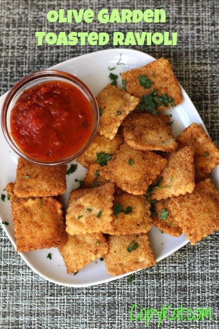 Olive Garden's Toasted Ravioli