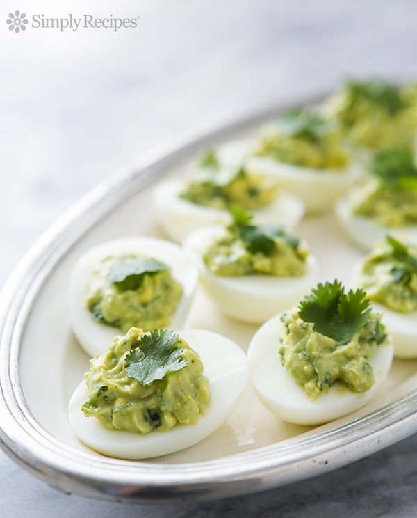 Guacamole-Stuffed Egg Whites