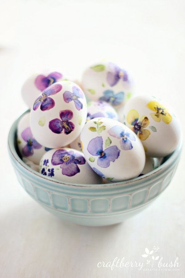 Watercolor Eggs