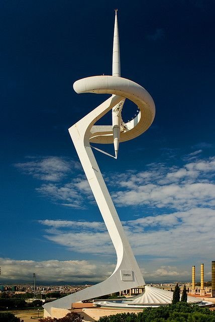 The Montjuïc Communications Tower, Barcelona, Spain