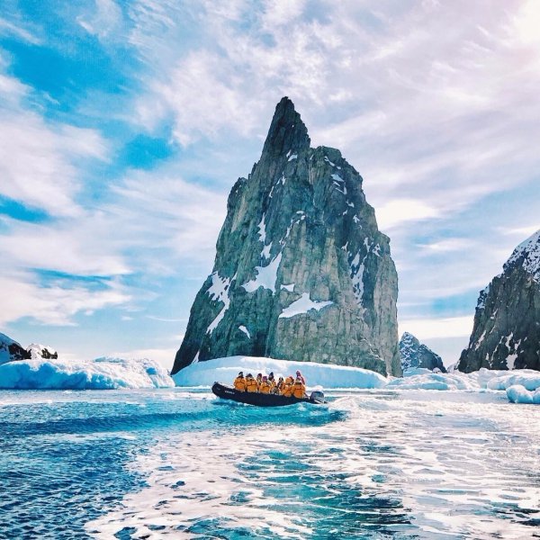 blue, landform, iceberg, sea, ocean,