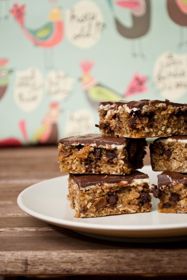 Chocolate Oatmeal Bars