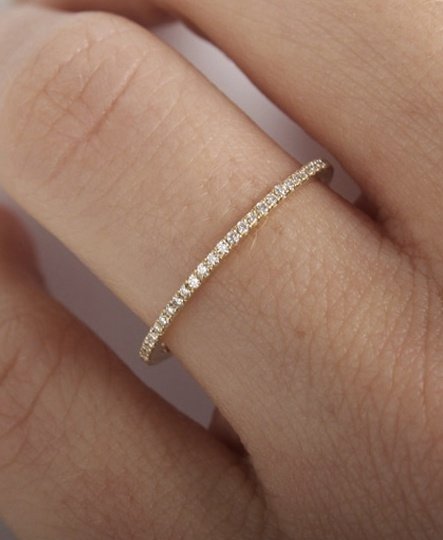 Tiny Diamond Ring