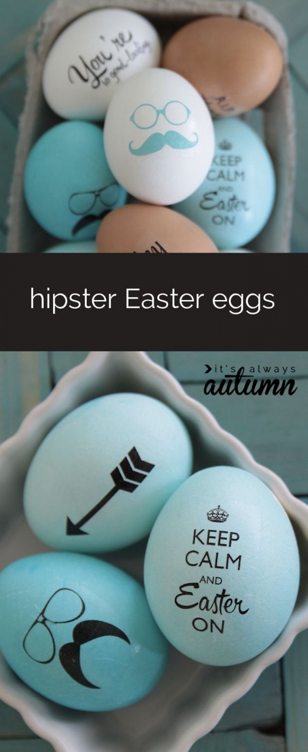 Hipster Easter Eggs