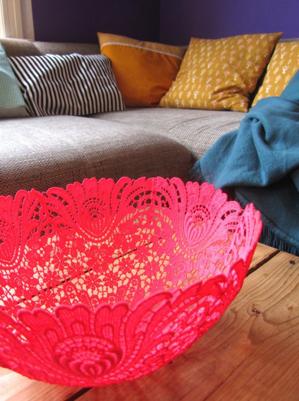 Make a Doily Bowl