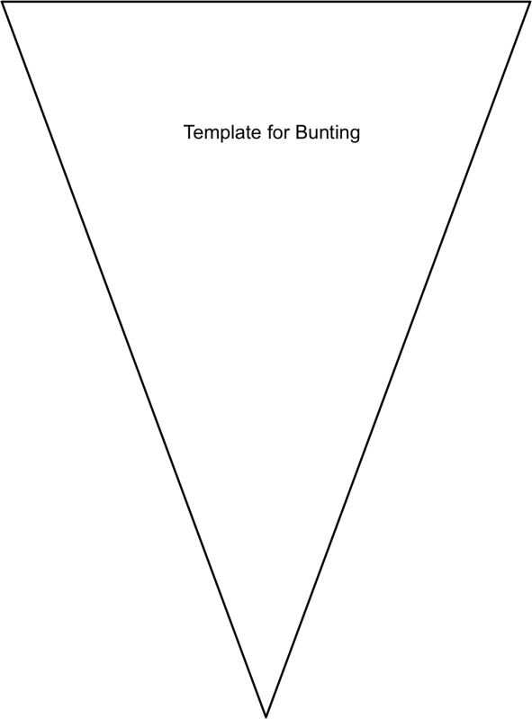 Bunting Template Two