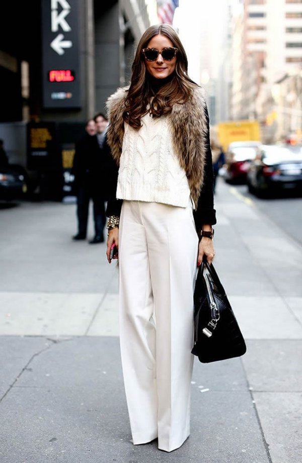 White on White with a Touch of Faux Fur