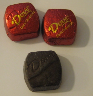 1 Dove Dark Chocolate Promise – 42 Calories