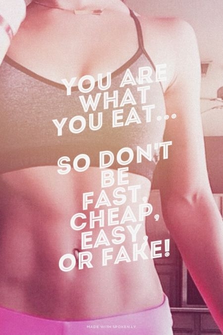 You Are What You Eat!