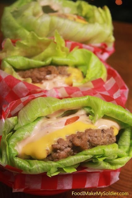 Lettuce Wrapped Cheeseburgers