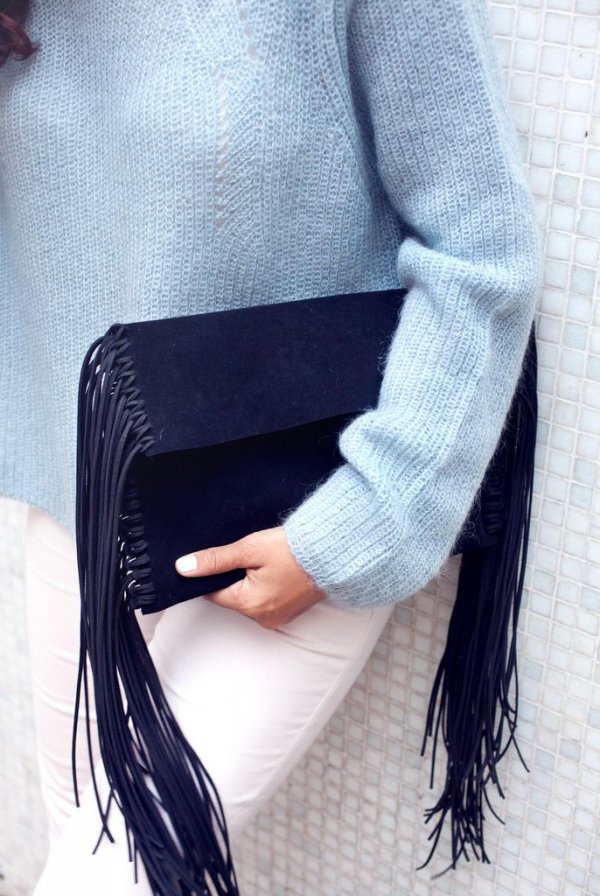 Fringed Clutch