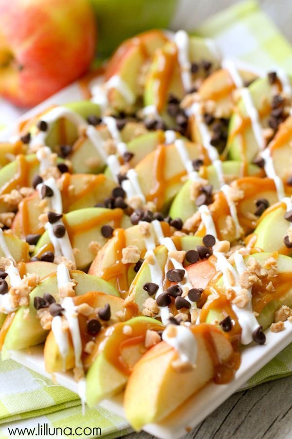 Caramel Apple Nachos