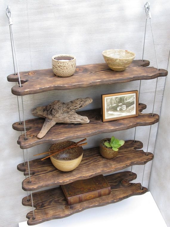 Driftwood Shelves