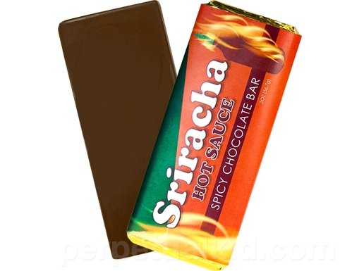 Sriracha Hot Sauce Spicy Chocolate Bar