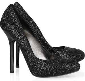 Miu Miu Glitter-Finish Pumps