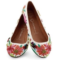 Pretty Petals Flats