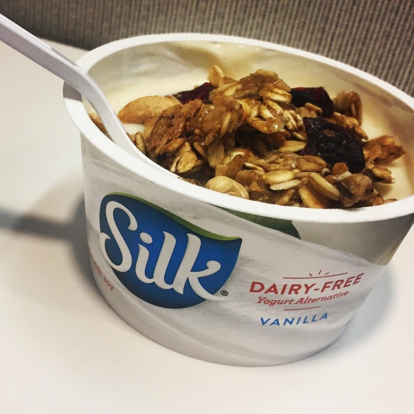 Silk dairy free yogurt vegan