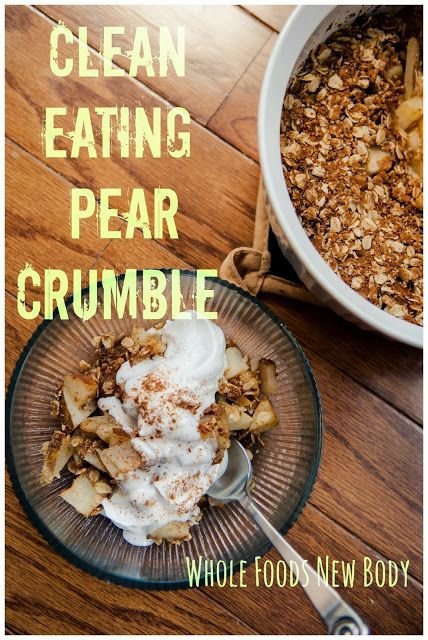 Pear Crumble