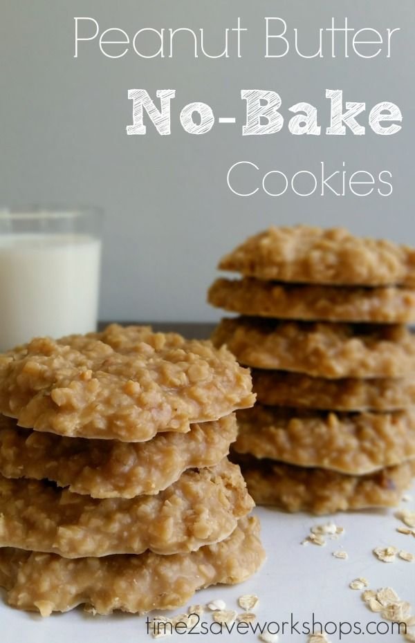 Peanut Butter No-Bake Cookies