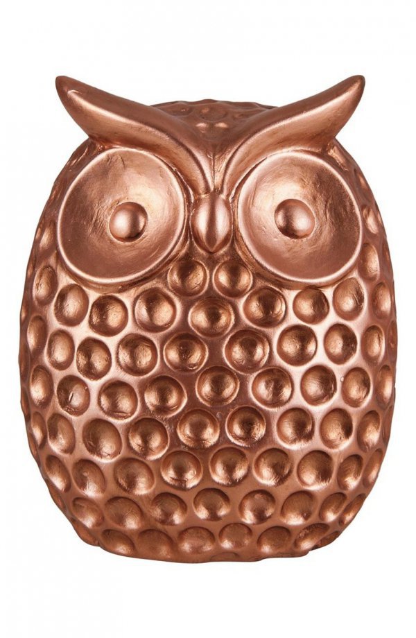 copper, owl, metal, artifact, bird of prey,