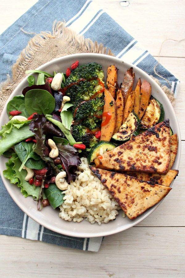 4-Ingredient Tofu Abundance Bowl