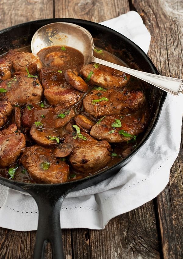 Pork Medallions in Mushroom Marsala Sauce