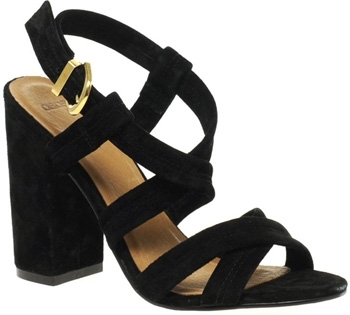 Asos Ronnie Suede Cross Strap High Sandals