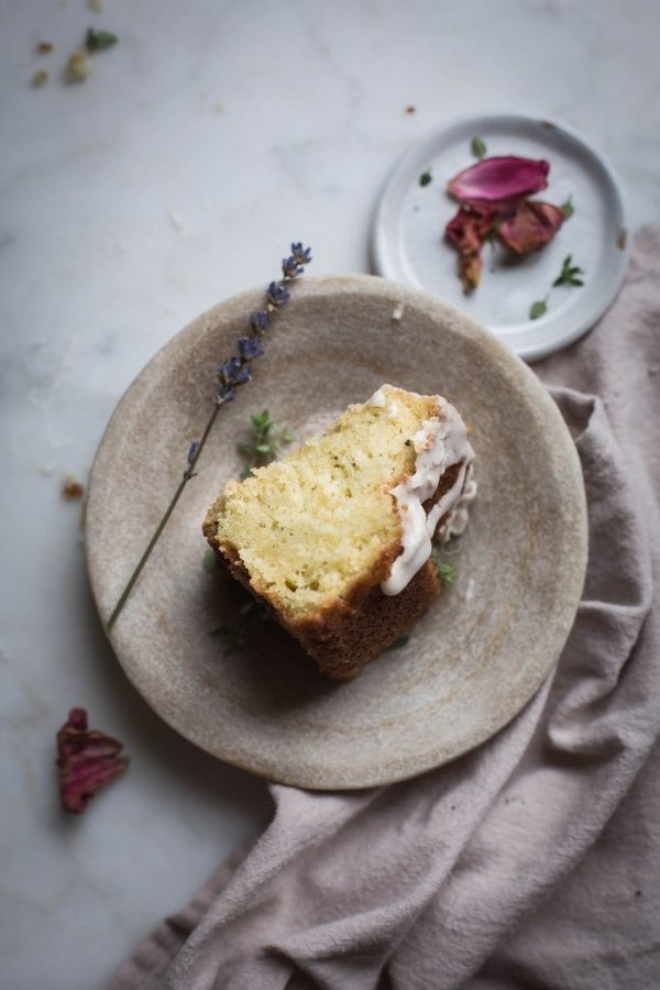 Local Milk Herbes De Provence & Rose Olive Oil Cake