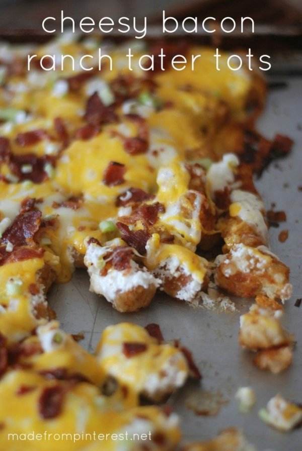 Cheesy Bacon Ranch Tater Tots