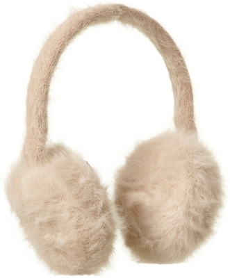 Topshop Beige Snowflake Earmuffs