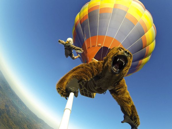 Hot Air Balloon Selfie