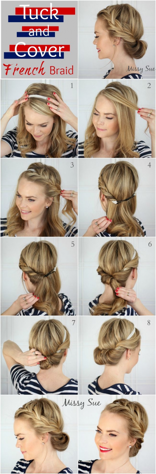 Tuck & Cover French Braid