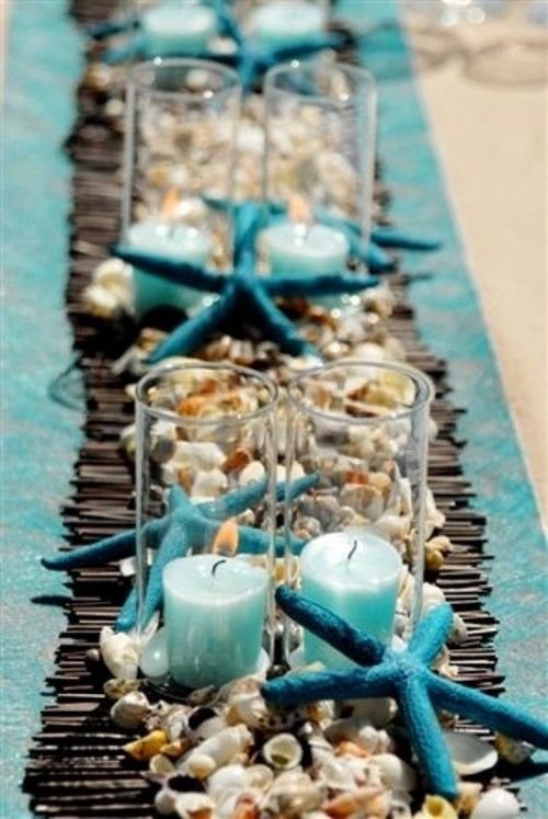 Beach Themed Centerpieces