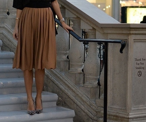 High Waisted Midi Skirts