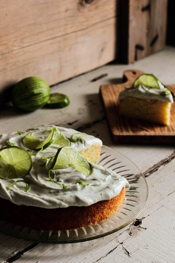 Boozy Margarita Lime Cake