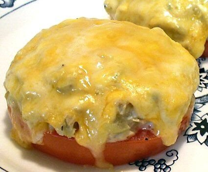 Tuna Melts on Tomatoes