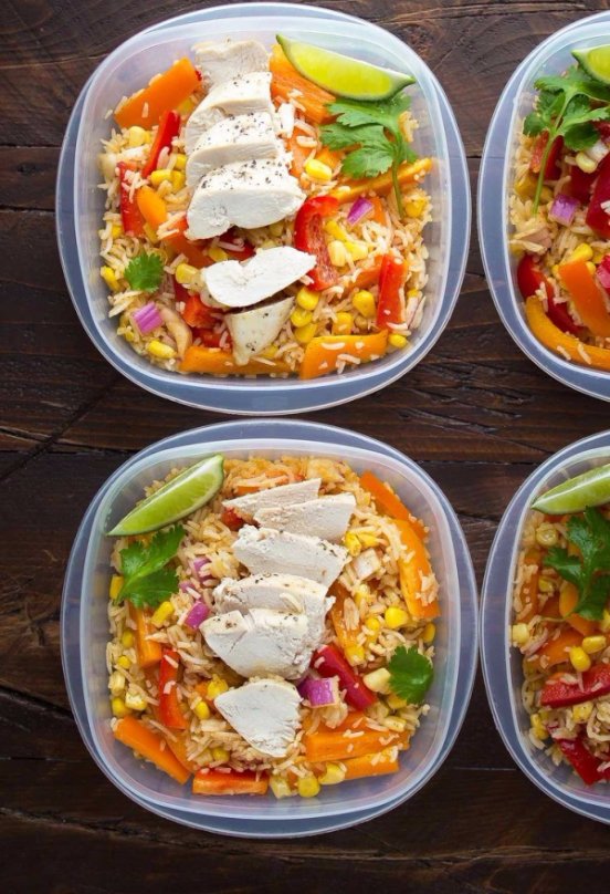 Chicken Fajita Lunch Bowls