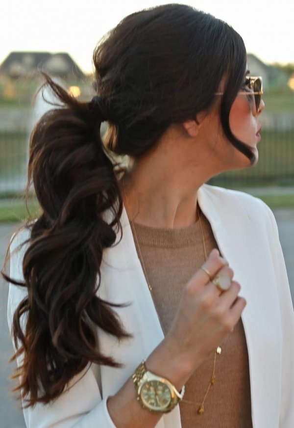 Wavy Ponytail