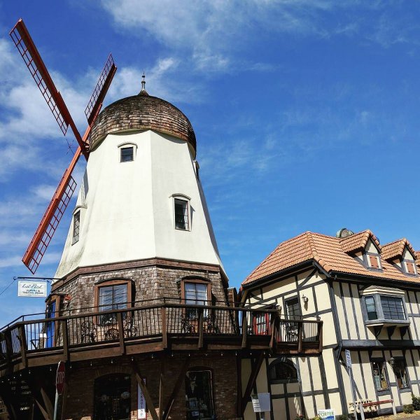 windmill, building, mill, sky, facade,