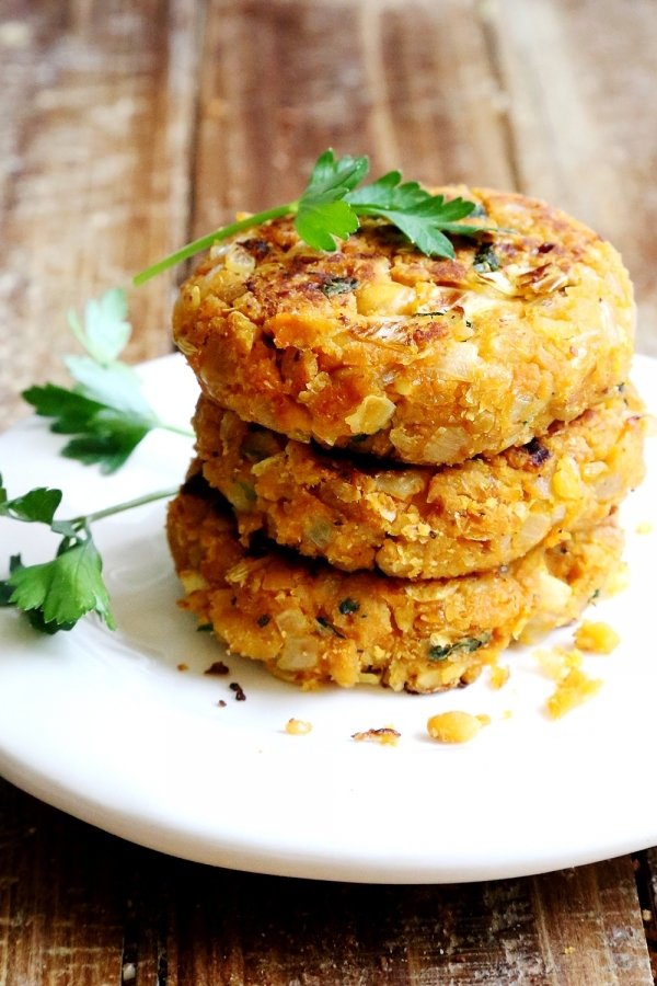 Chickpea Onion Patties