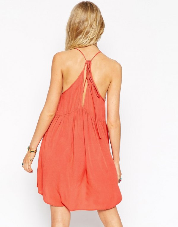 ASOS Cami Pom Pom Sundress