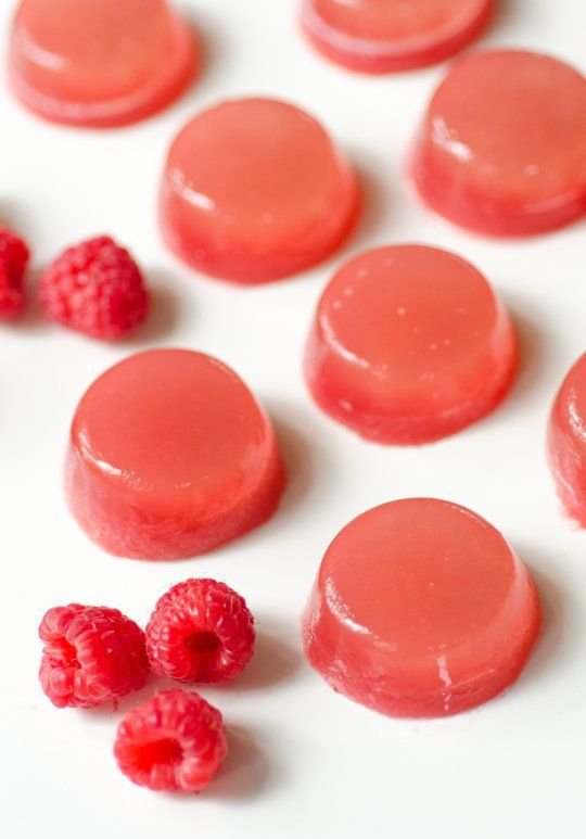 Grown up Raspberry Jello Shots