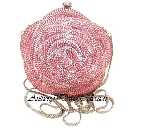 Pink Rose Evening Bag