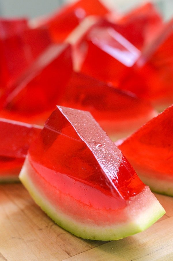 Watermelon Jell-O Shots